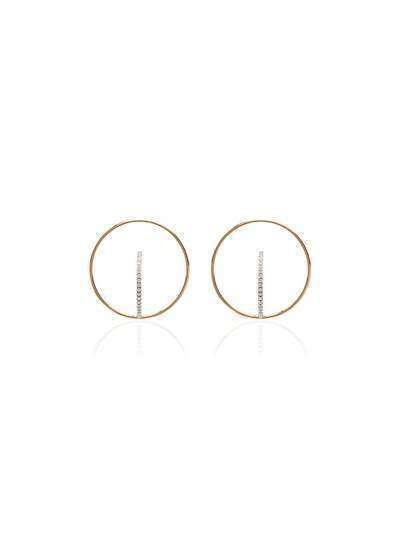 Charlotte Chesnais Saturn hoop earrings