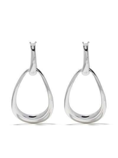 Georg Jensen серебряные серьги Offspring