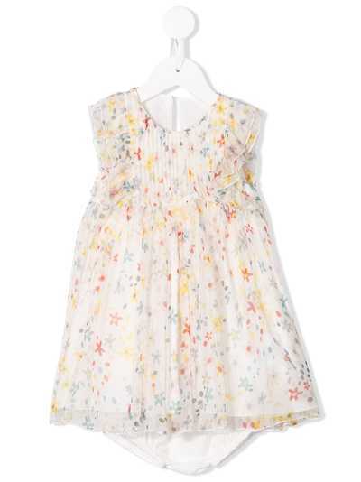 Stella McCartney Kids платье с оборками и цветочным принтом
