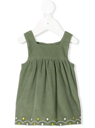 Knot Embroided pinafore