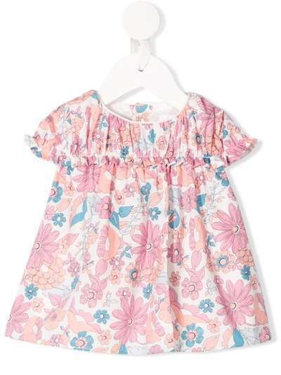 Chloé Kids платье с цветочным принтом