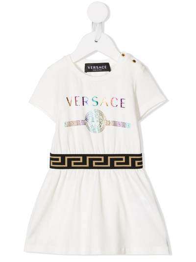 Young Versace платье-футболка с принтом Medusa