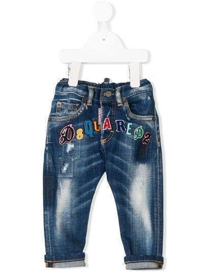 Dsquared2 Kids джинсы с выцветшим эффектом
