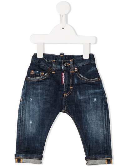 Dsquared2 Kids джинсы с эффектом потертости