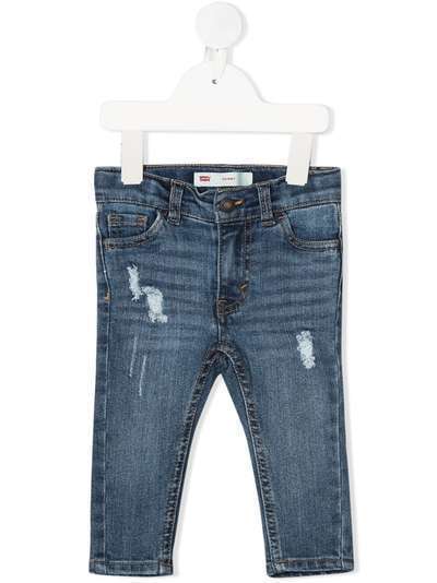 Levi's Kids джинсы прямого кроя с прорезями