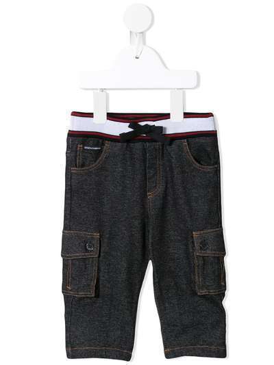 Dolce & Gabbana Kids брюки с отделкой в полоску
