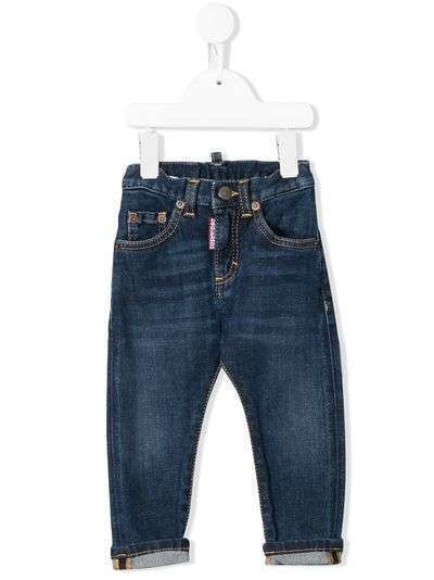 Dsquared2 Kids джинсы с подвернутыми манжетами