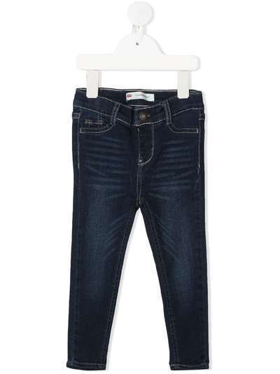 Levi's Kids джинсы кроя слим с эффектом потертости