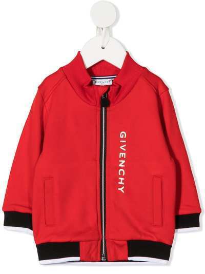 Givenchy Kids спортивная куртка на молнии