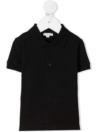 Givenchy Kids рубашка поло с короткими рукавами