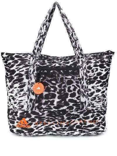 adidas by Stella McCartney сумка-тоут с леопардовым принтом