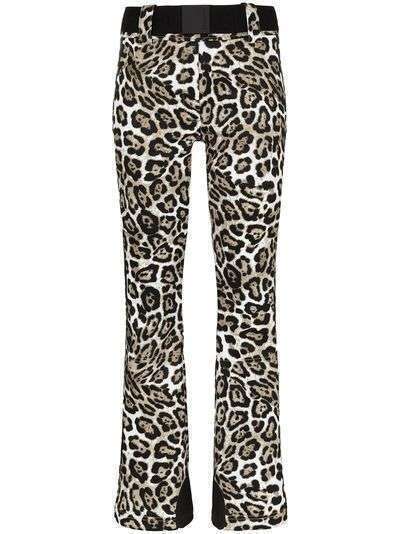 Goldbergh спортивные брюки Roar с леопардовым принтом