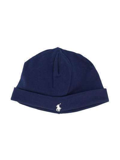 Ralph Lauren Kids шапка бини с вышитым логотипом