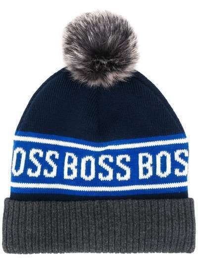 Boss Kids шапка бини с логотипом