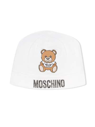 Moschino Kids шапка бини с принтом Teddy Bear