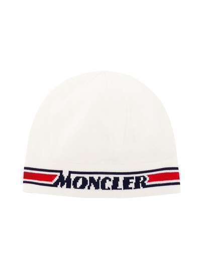 Moncler Kids шапка с логотипом