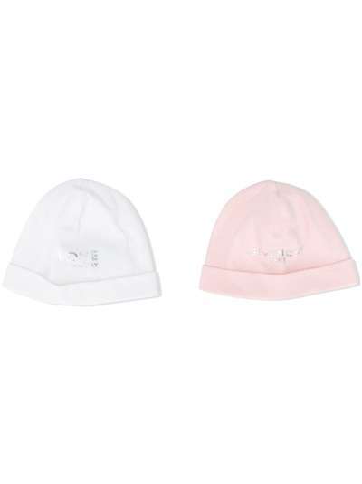 Givenchy Kids комплект из двух шапок бини с логотипом