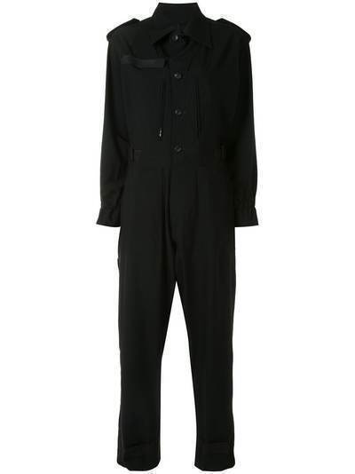 Yohji Yamamoto комбинезон-рубашка на пуговицах