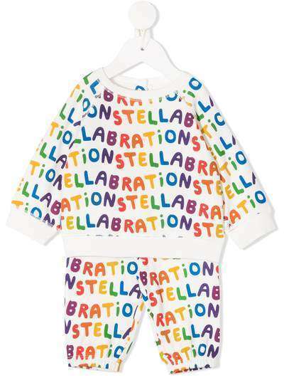 Stella McCartney Kids спортивный костюм с принтом Stellabration