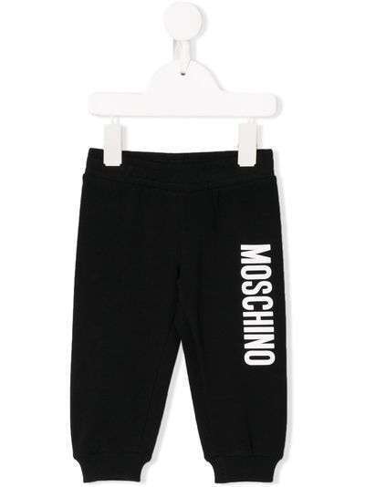 Moschino Kids спортивные брюки с логотипом