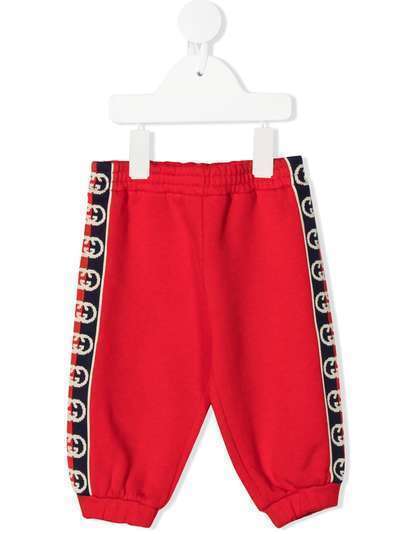 Gucci Kids спортивные брюки с логотипом GG