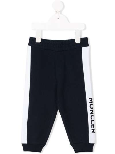 Moncler Kids спортивные брюки в стиле колор-блок