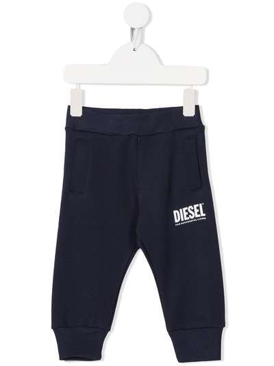 Diesel Kids спортивные брюки с логотипом