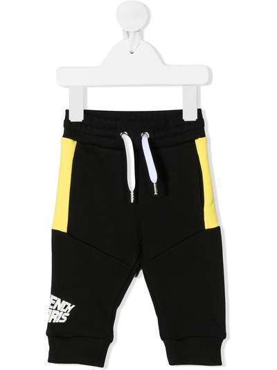 Givenchy Kids спортивные брюки с контрастными вставками