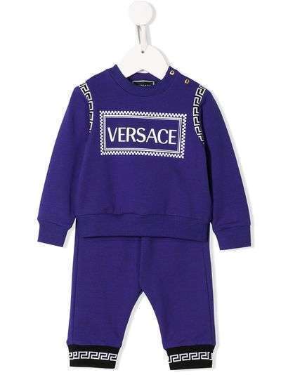 Young Versace спортивный костюм с контрастным логотипом