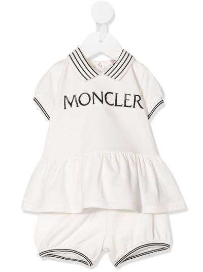 Moncler Kids комплект из футболки и шорт с логотипом