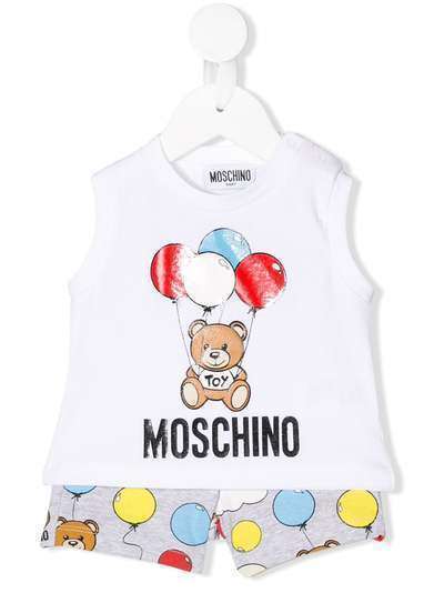 Moschino Kids спортивный костюм Teddy Bear без рукавов