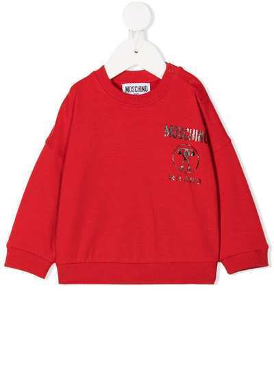 Moschino Kids спортивный костюм с логотипом