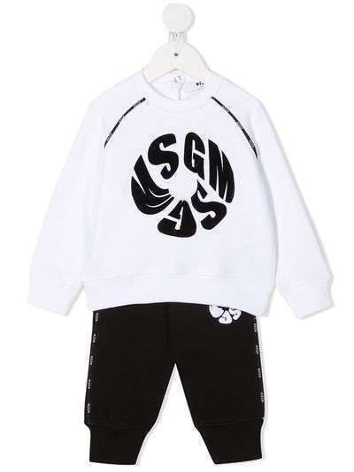 Msgm Kids спортивный костюм из джерси с логотипом