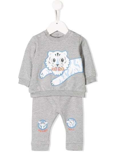 Kenzo Kids спортивный костюм с принтом