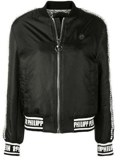 Philipp Plein embellished bomber jacket