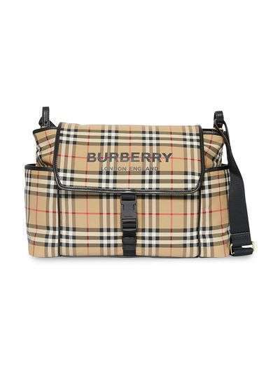 Burberry Kids сумка для мамы с логотипом