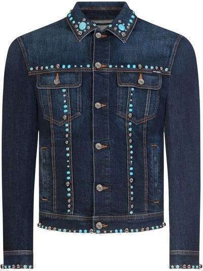 Dolce & Gabbana джинсовая куртка с заклепками