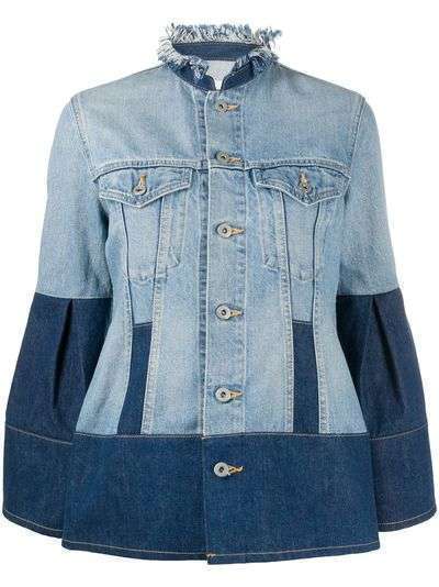 Junya Watanabe двухцветная джинсовая куртка