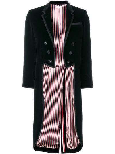 Thom Browne Tonal Grosgrain-tipped Tailcoat In Velvet