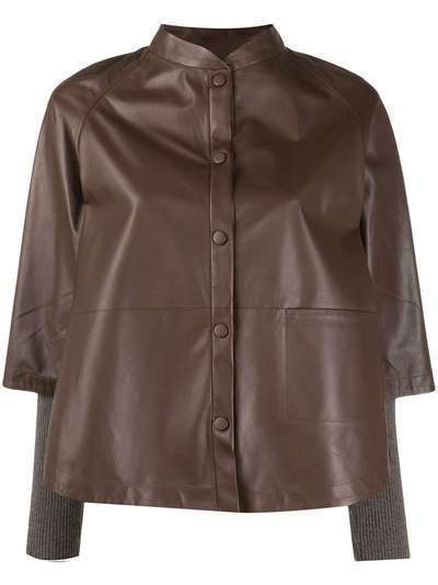 Fabiana Filippi куртка-рубашка с укороченными рукавами