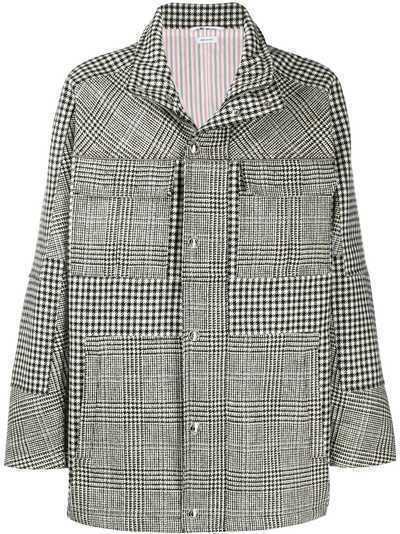 Thom Browne куртка-рубашка в клетку глен