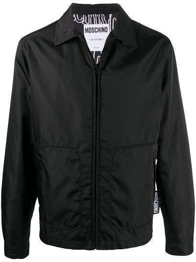 Moschino куртка-рубашка на молнии