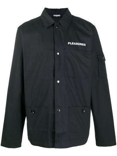 Pleasures куртка-рубашка с принтом