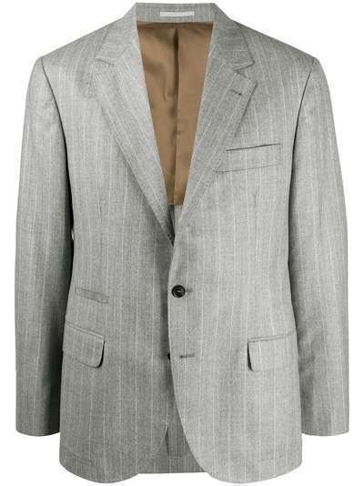 Brunello Cucinelli однобортный пиджак в полоску