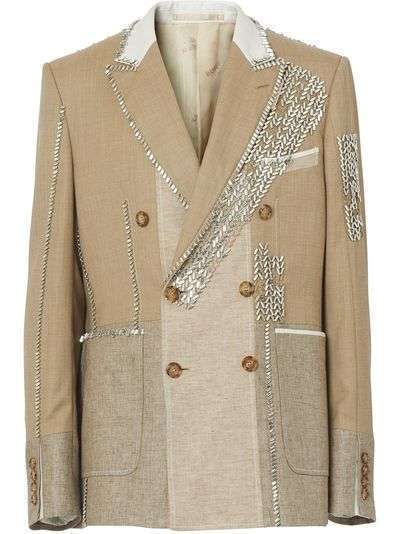 Burberry пиджак с кристаллами