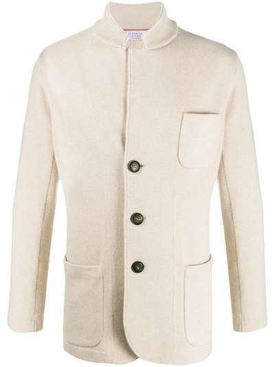 Brunello Cucinelli однобортный кашемировый пиджак