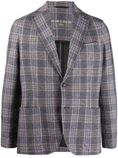 Circolo 1901 клетчатый пиджак с длинными рукавами