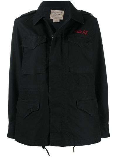 Polo Ralph Lauren твиловая куртка с вышивкой