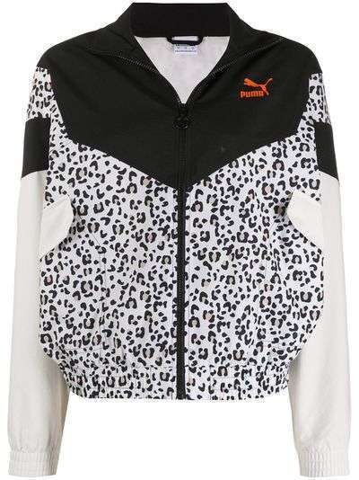 Puma спортивная куртка с леопардовым принтом