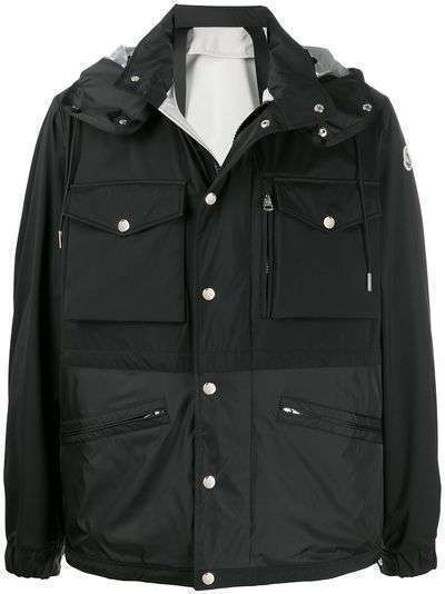 Moncler куртка с капюшоном и карманами